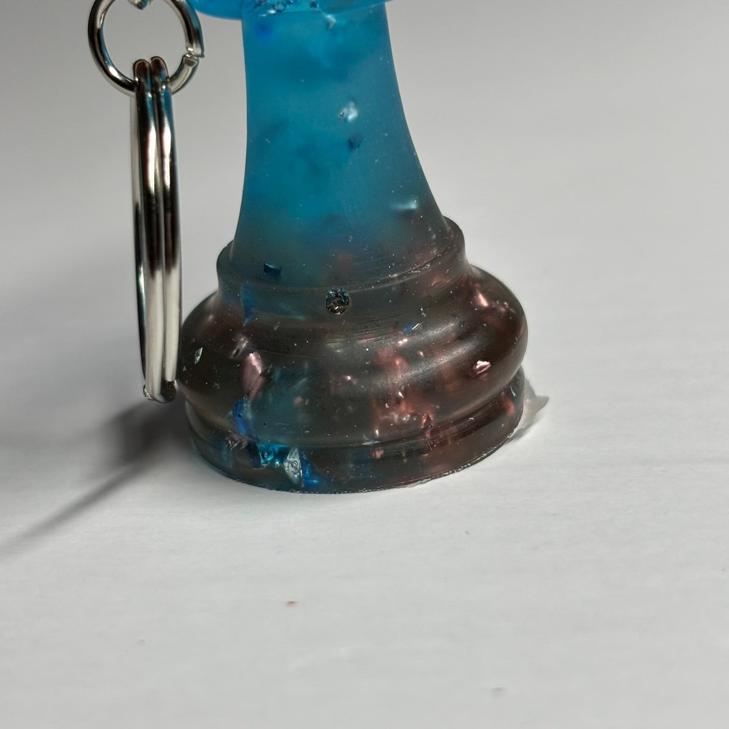 Blue Ocean Queen - Handmade Resin Keychain