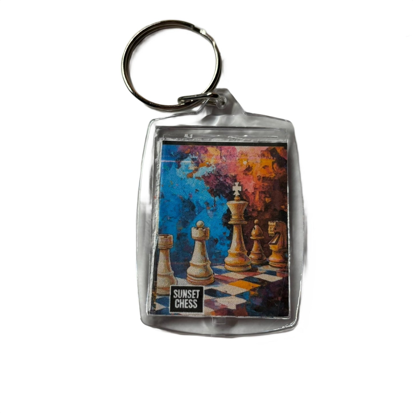 Powder Dust - Chess  Photo Keychain