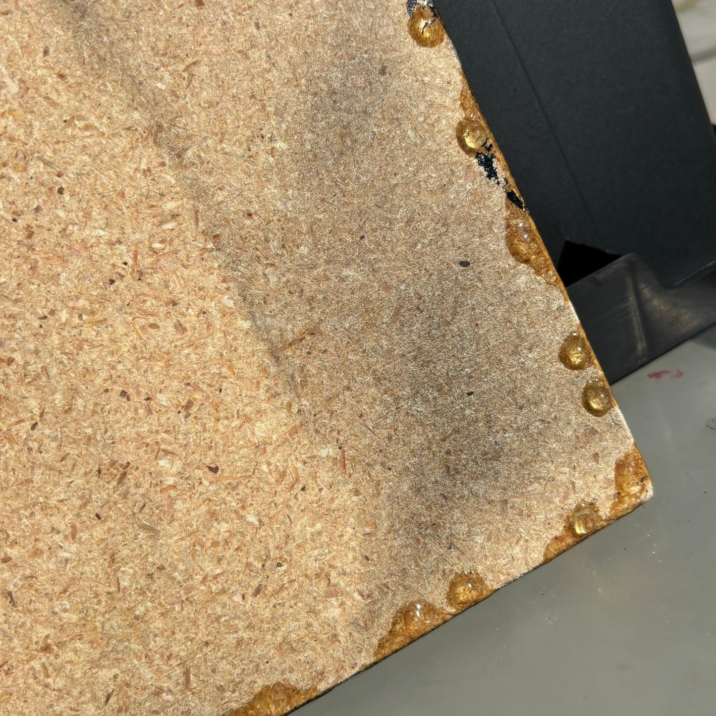 Golden Flamingo - Resin Coated Chess Board