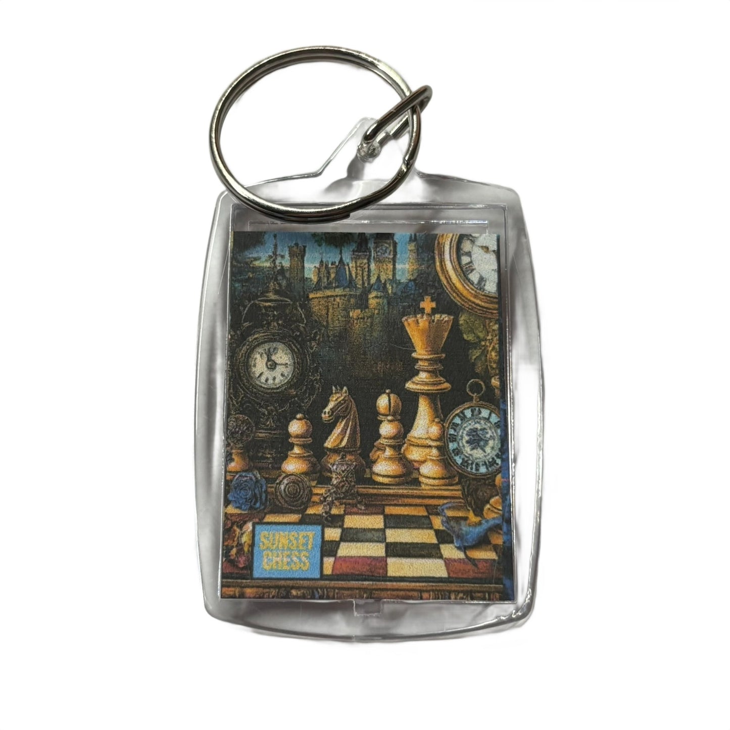 Classy - Chess  Photo Keychain