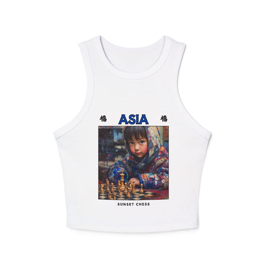 A Childs Game - White Chess Tank Top