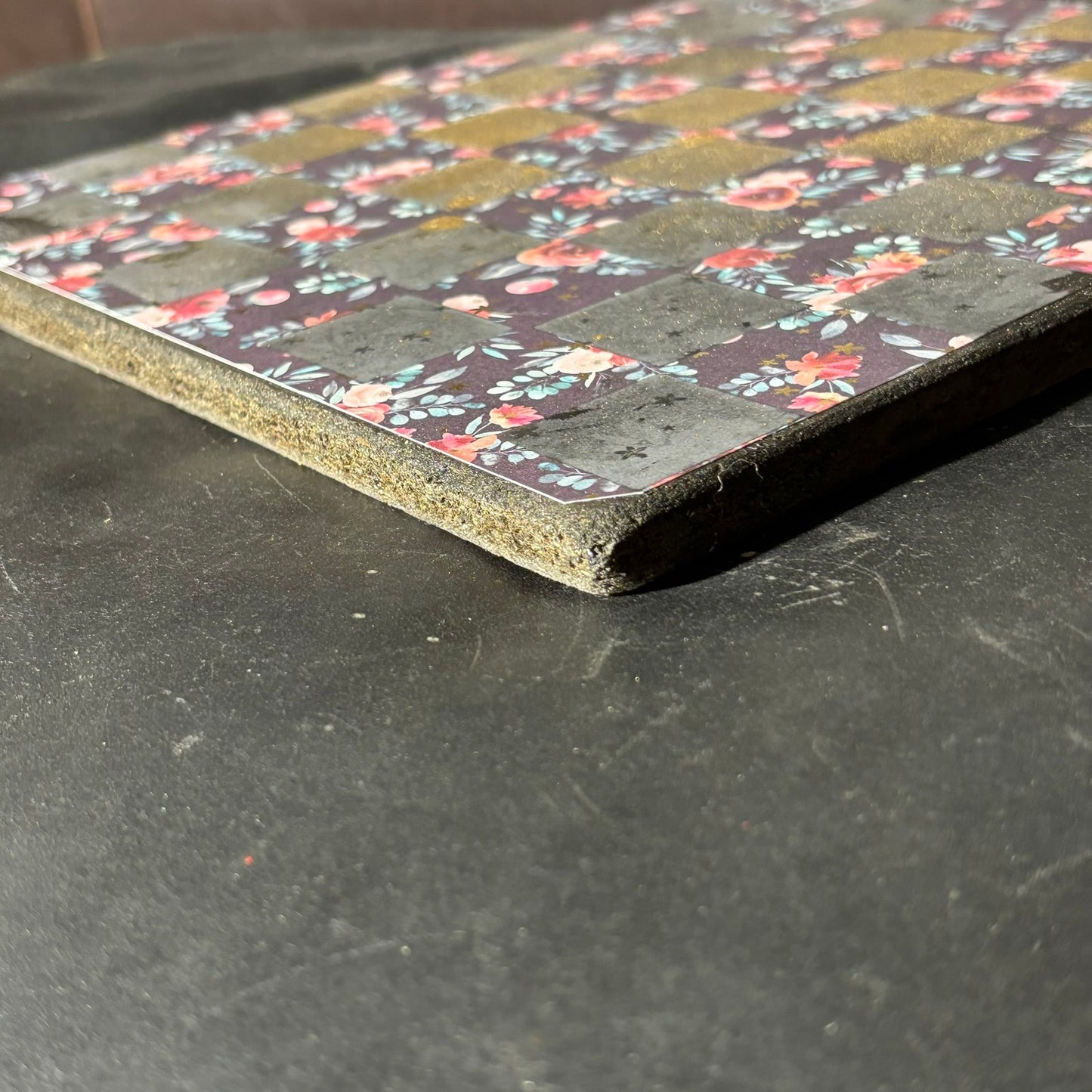 Sprinkle Gold Vintage - Scrapbook Chess Board