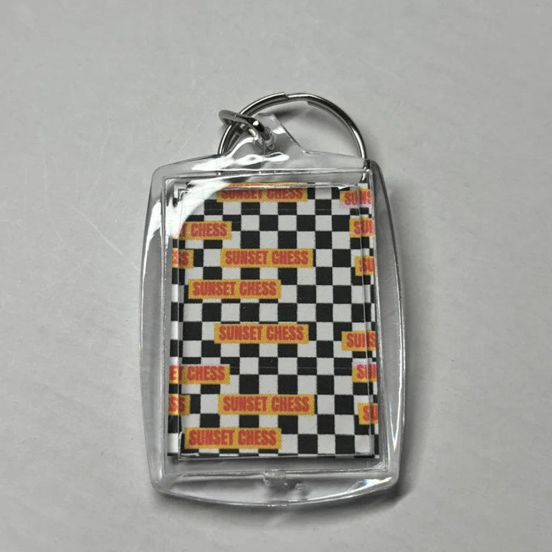 Alien Duel - Chess  Photo Keychain