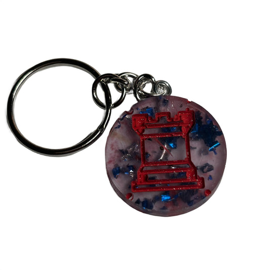 Party Rook - Handmade Resin Keychain