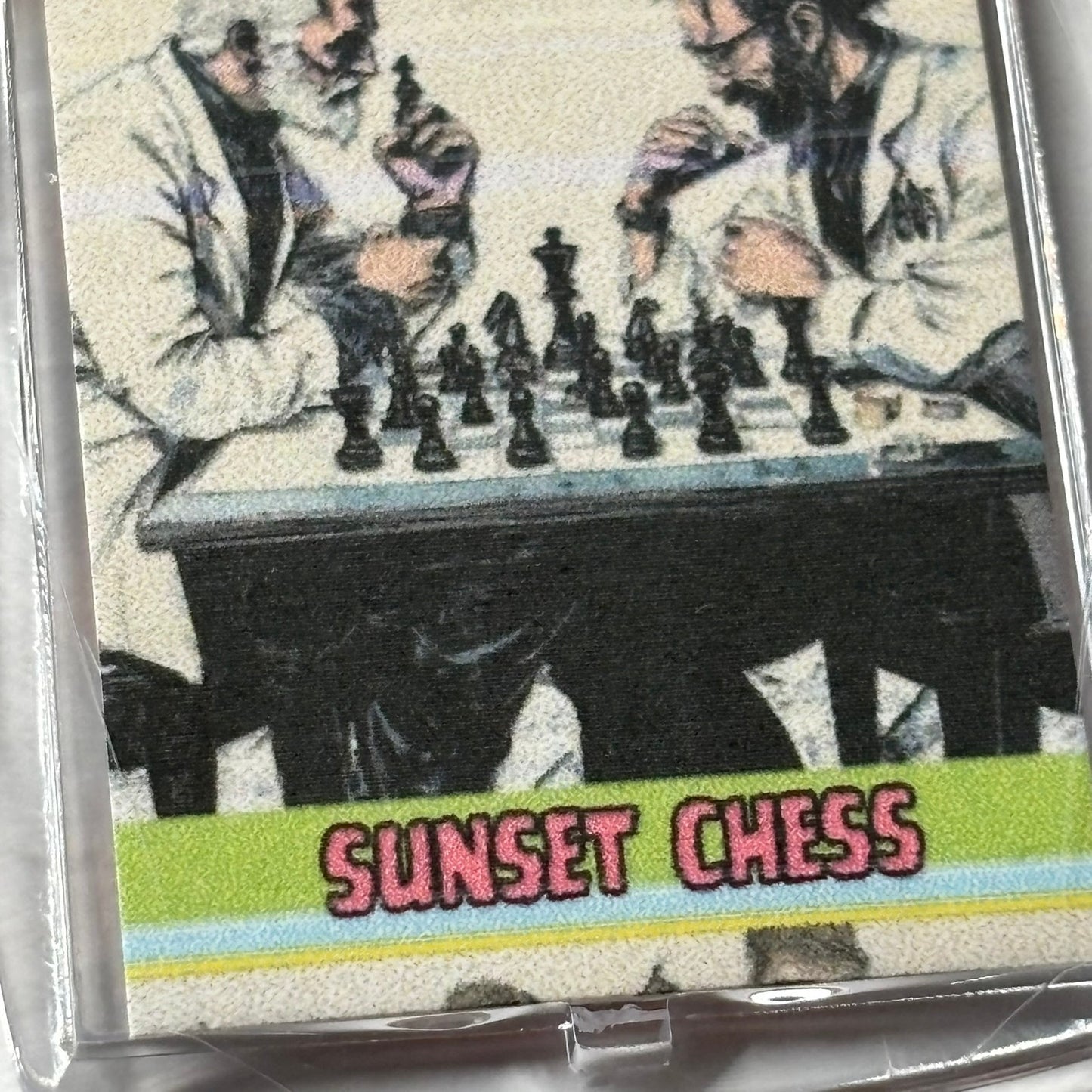 The Discussion - Chess  Photo Keychain