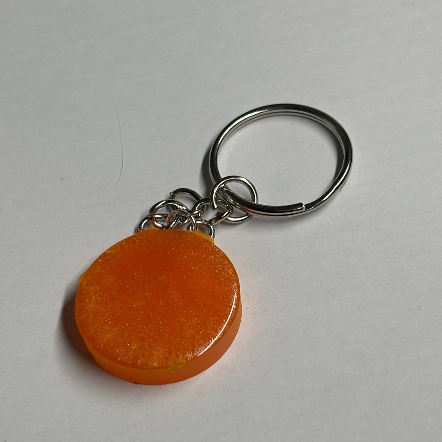 Orange Yellow Queen - Handmade Resin Keychain