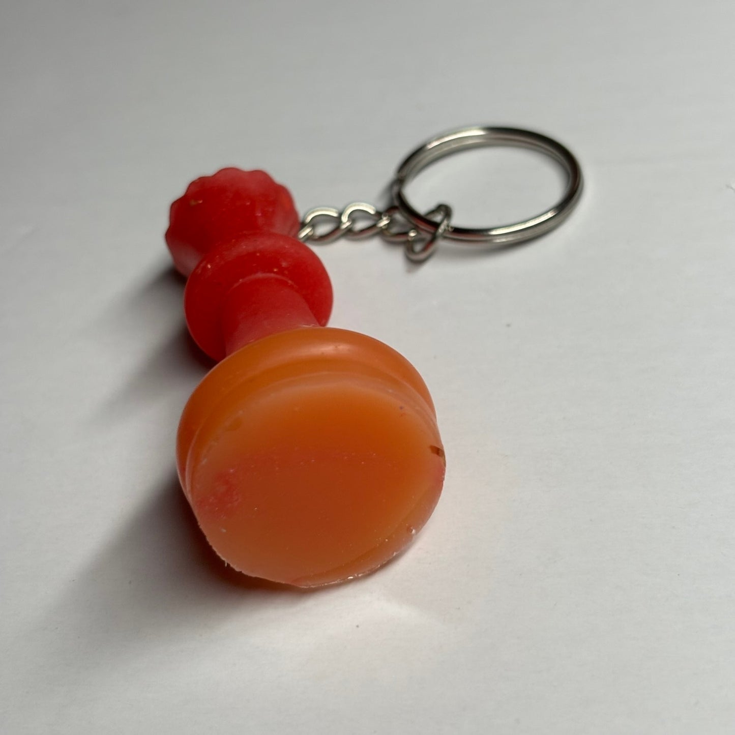 Red Orange Queen - Handmade Resin Keychain