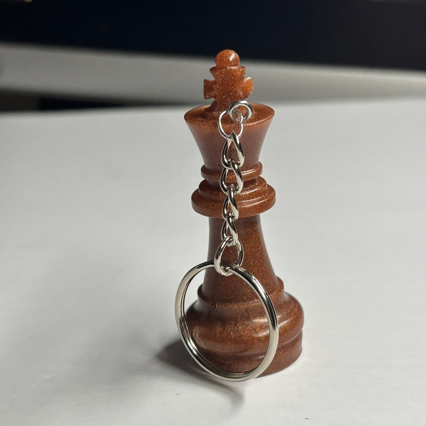 Brown King - Handmade Resin Keychain