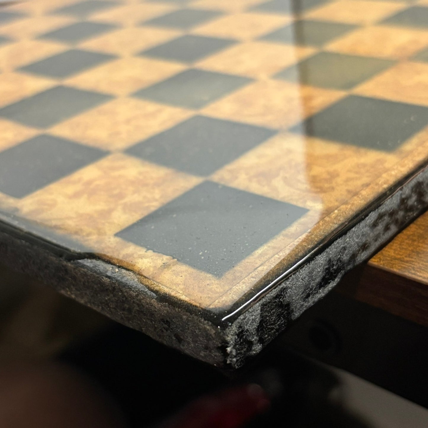 Classic Yellow - Resin Coated Chess Board