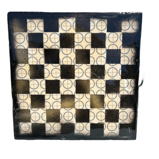 Steampunk Rotators - Resin Coated Chess Board