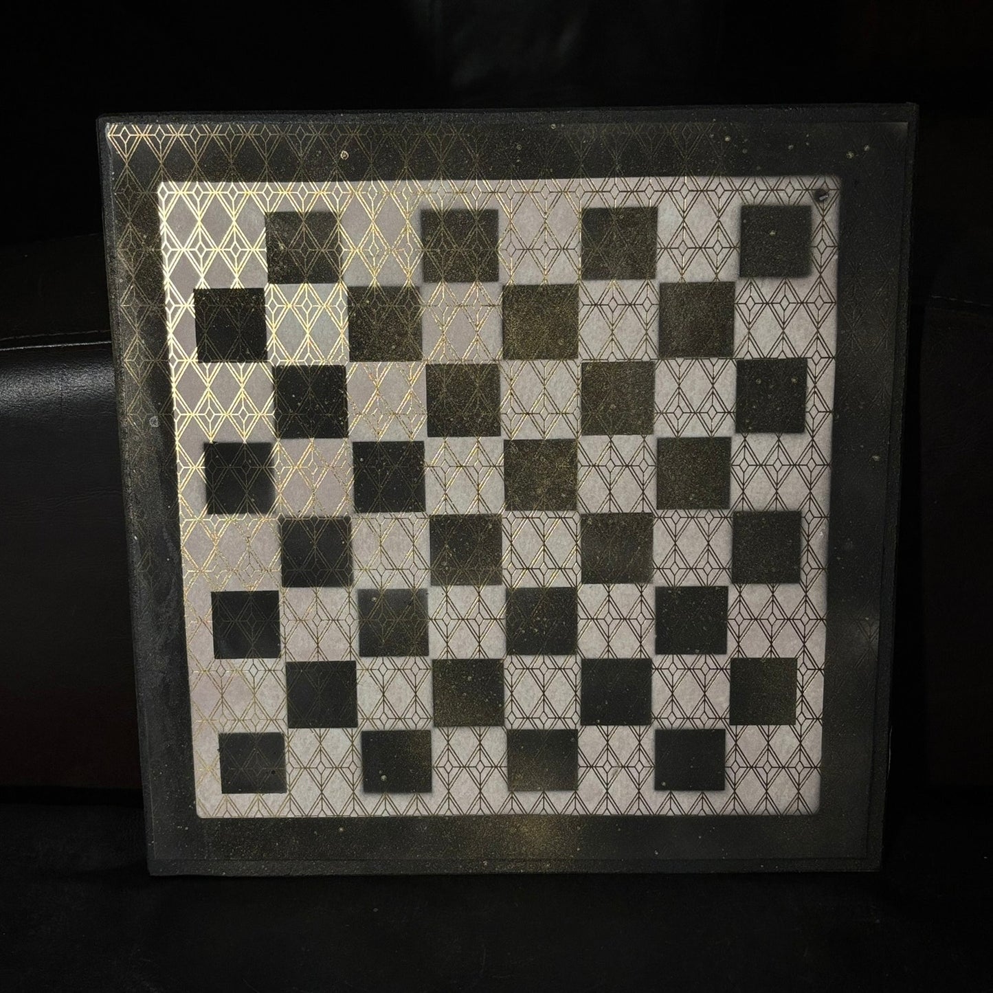 Classy Pattern - Scrapbook Chess Board