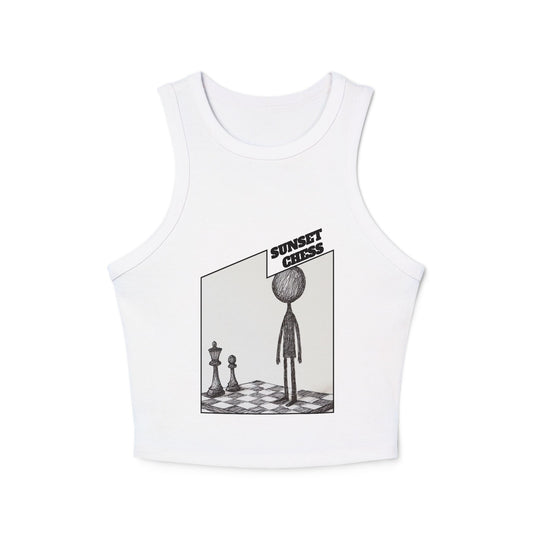 Stick & His Friends - Women's White Chess Tank Top