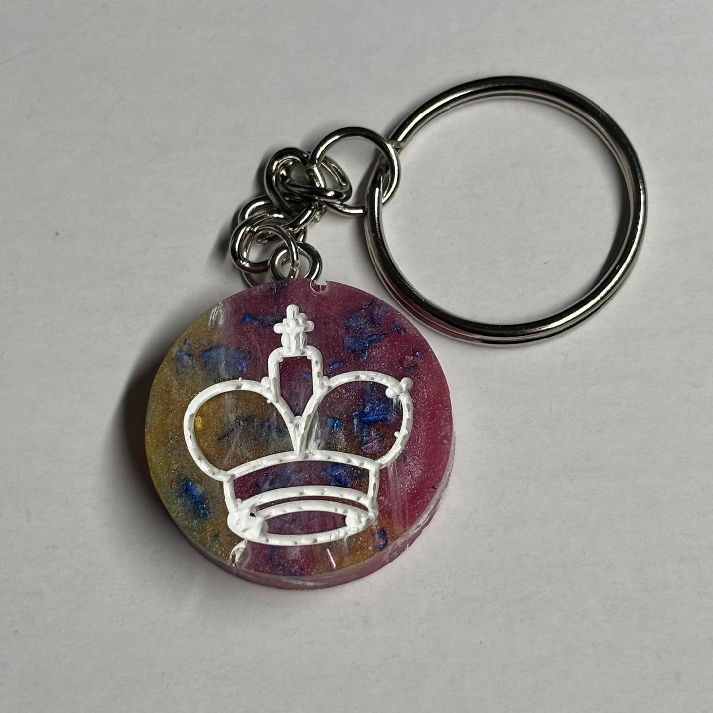 Colorful King - Handmade Resin Keychain