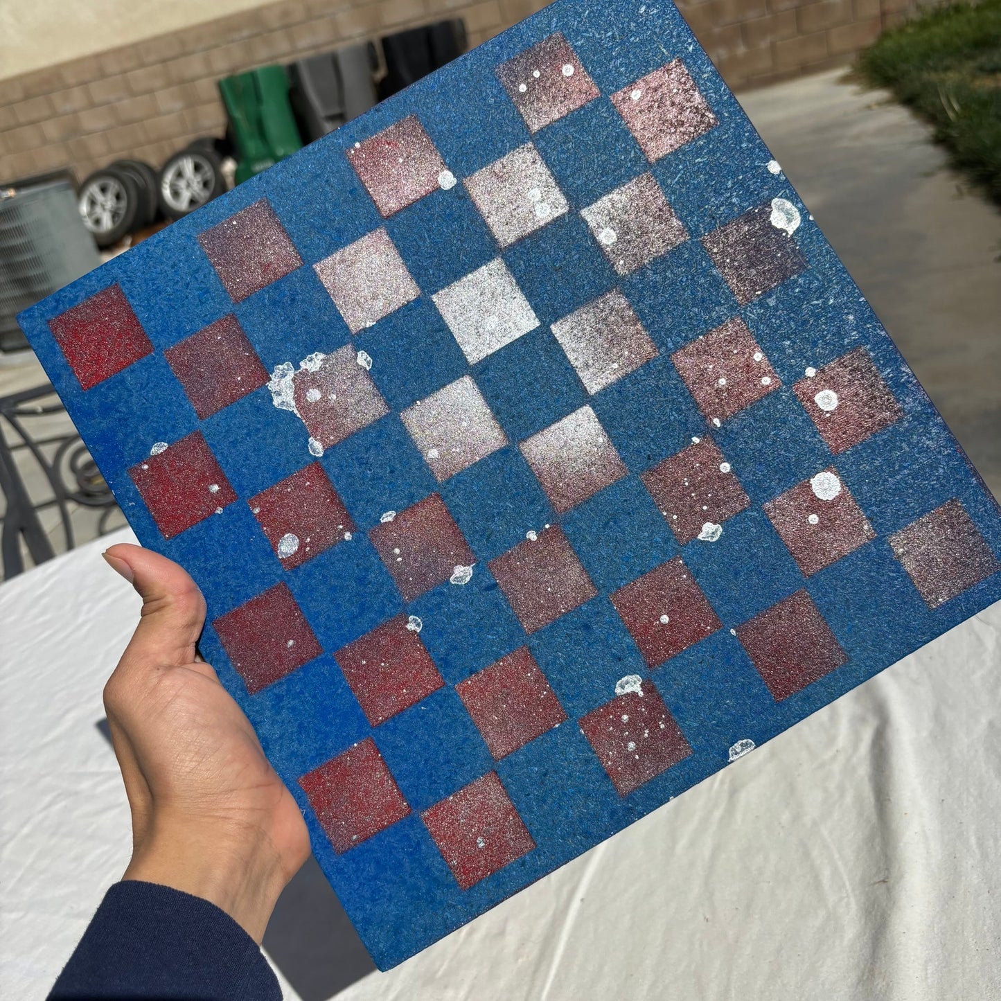 Space Red/Blue - Chinese Edition Chess Set