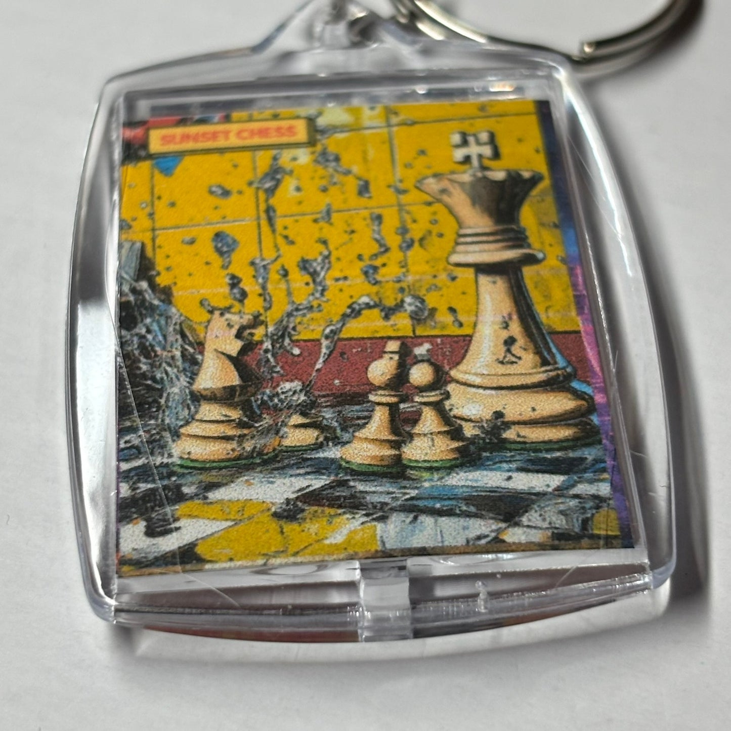 Vintage Chess - Chess  Photo Keychain