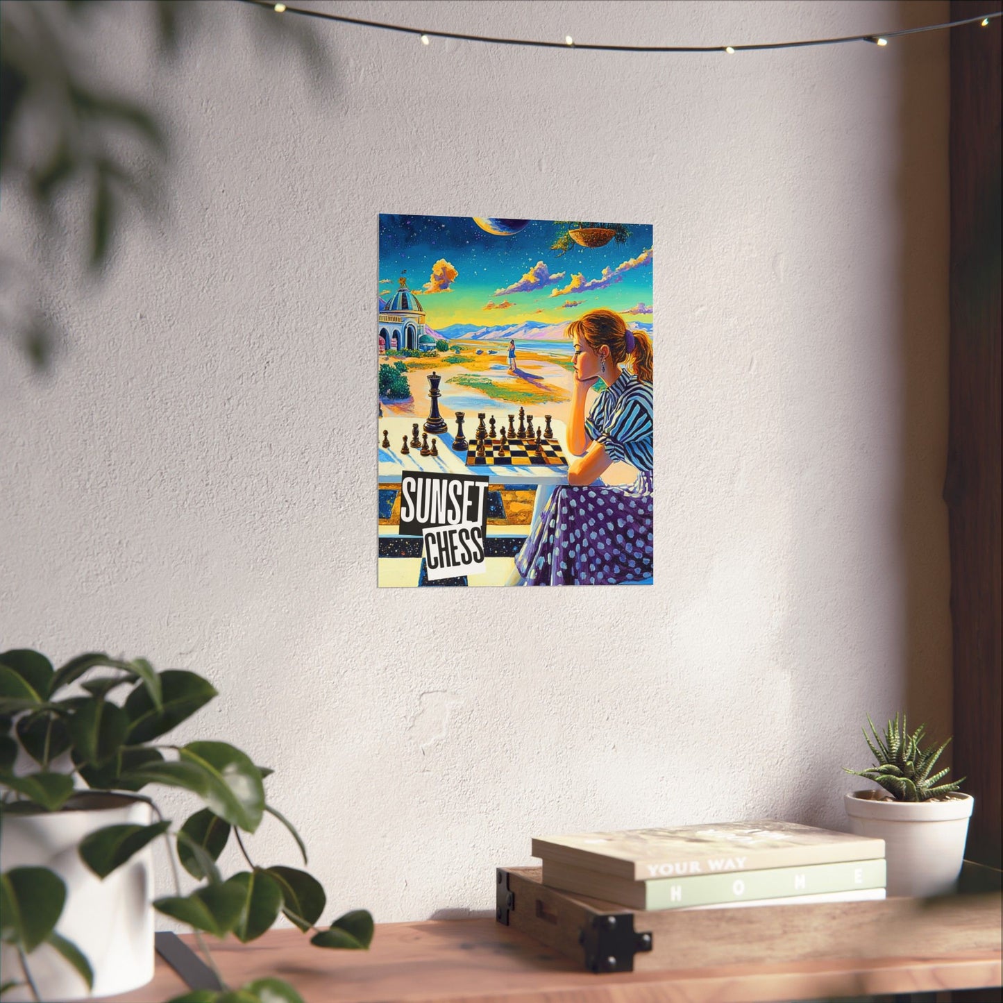 Chess In Paradise - Matte Vertical Poster 11"x14"
