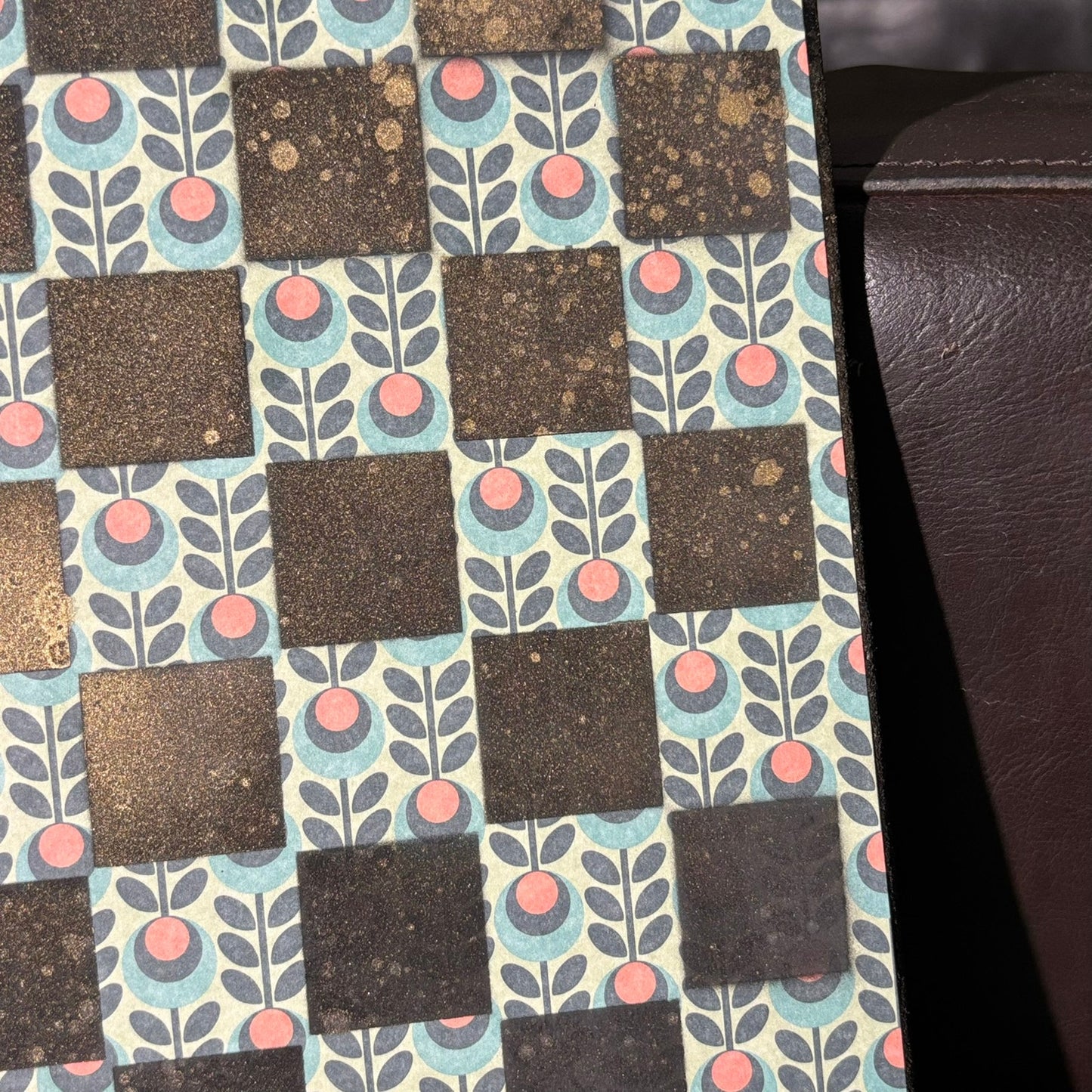 Delicate Pattern - Scrapbook Chess Board