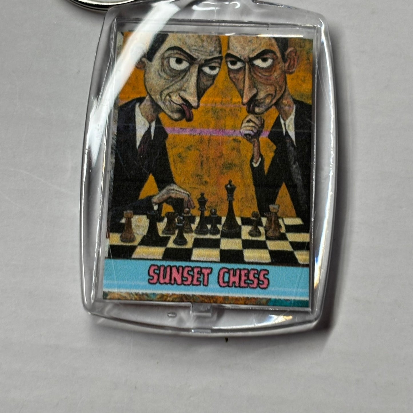 Double Minded - Chess  Photo Keychain