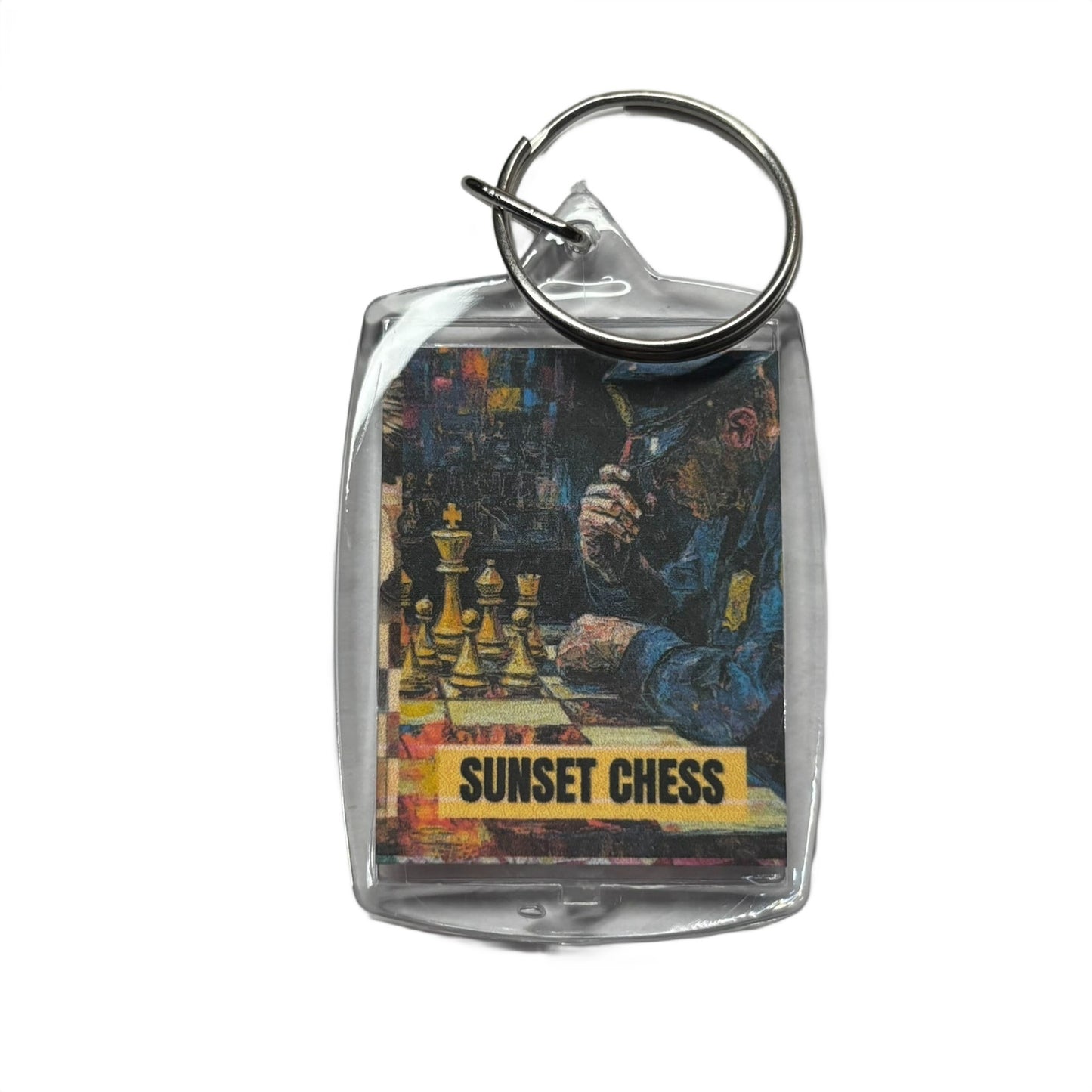 The Officer - Chess  Photo Keychain