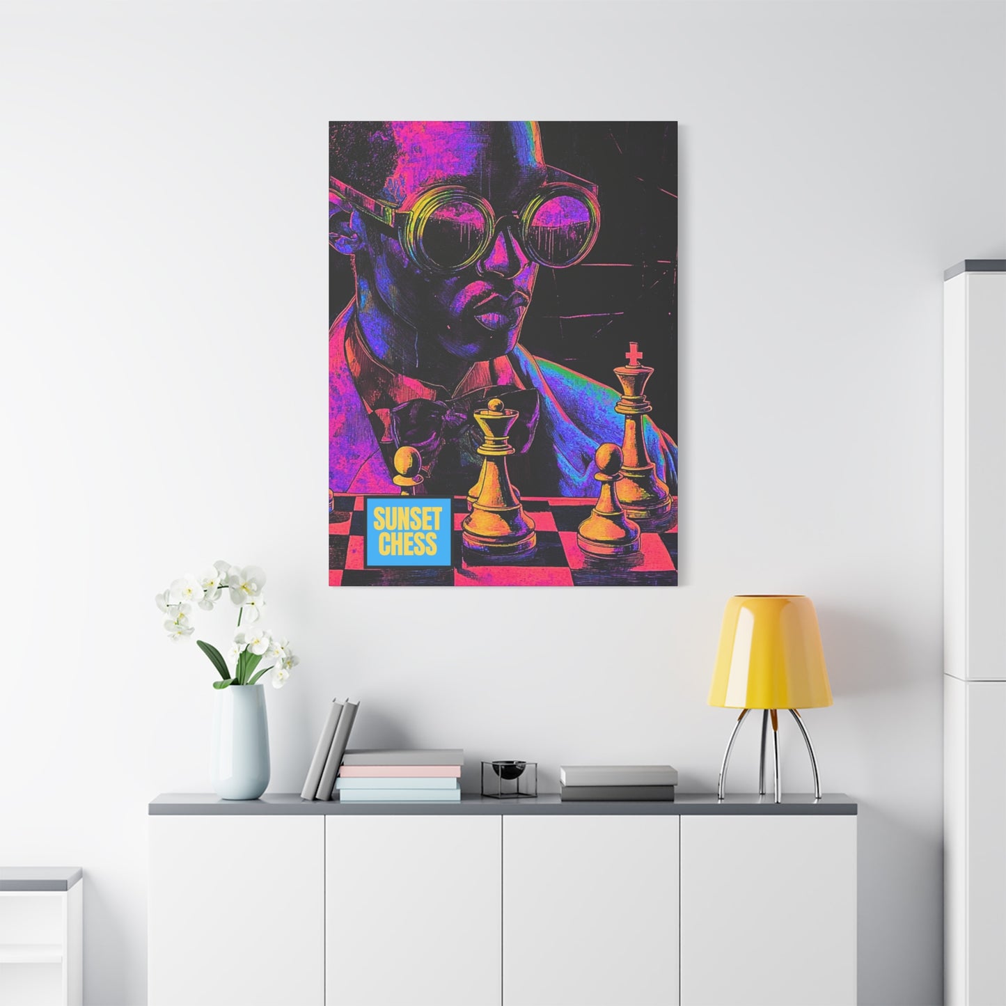 Night Watch - Canvas Chess Print 36"x48"