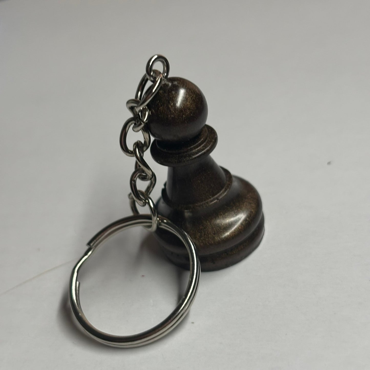 Dark Green Pawn - Handmade Resin Keychain