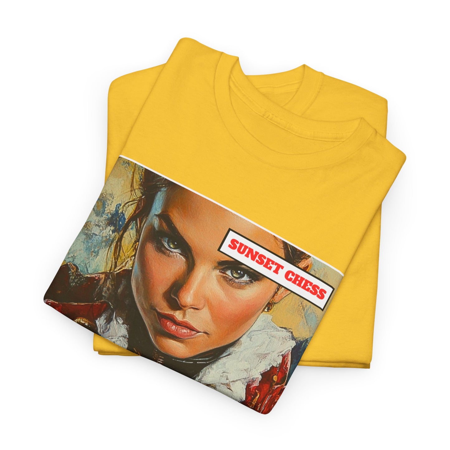 A Chess Beauty - Yellow Chess T Shirt