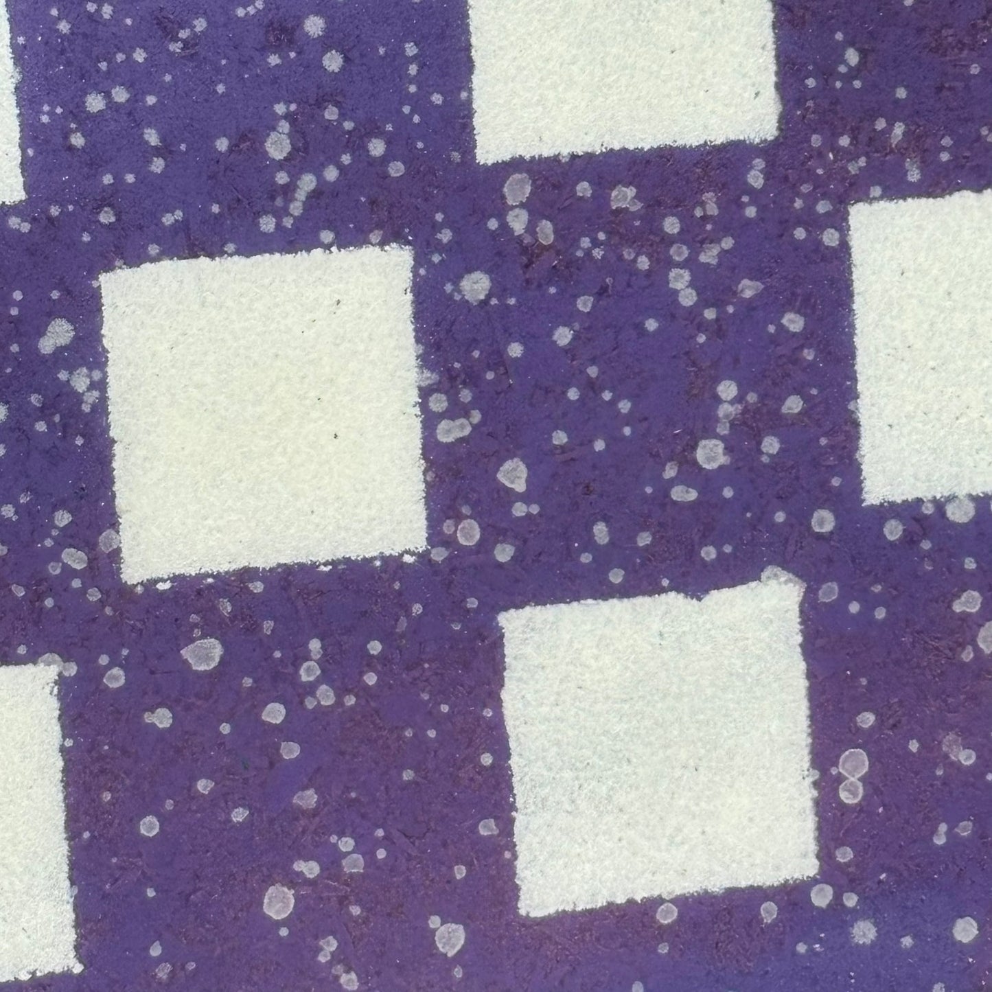 Black Purple Mix - Resin Coated Chess Board