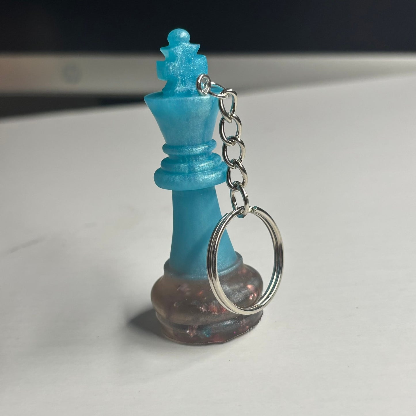 Blue Mixed King - Handmade Resin Keychain