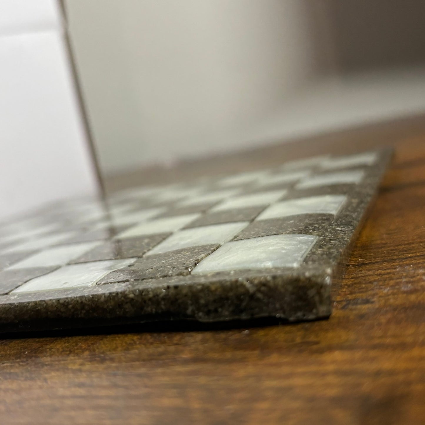 Black Rock & White - Resin Chess Board