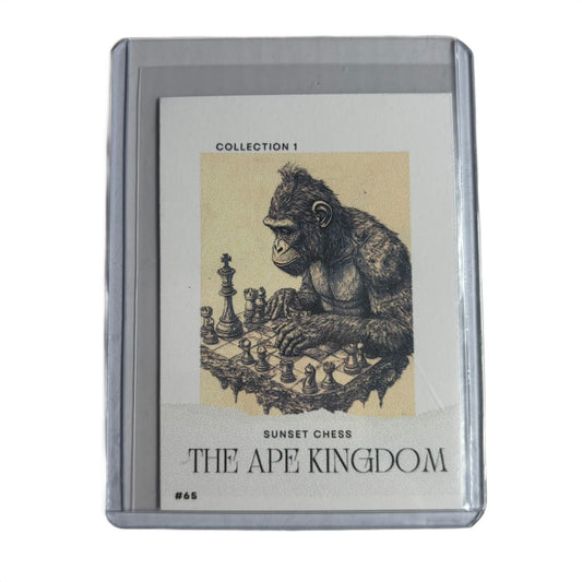 The Ape Kingdom Collection 1 Card #65 - Scrapbook Trading Card