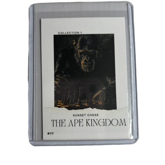 The Ape Kingdom Collection 1 Card #77 - Scrapbook Trading Card