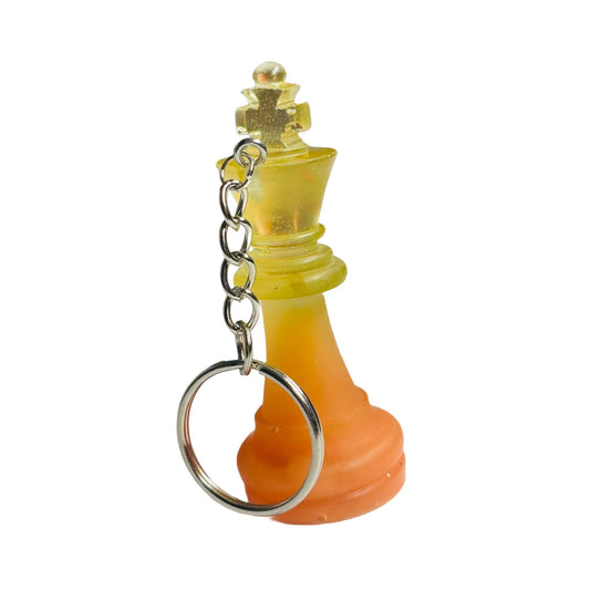 Orange/Yellow King - Handmade Resin Keychain