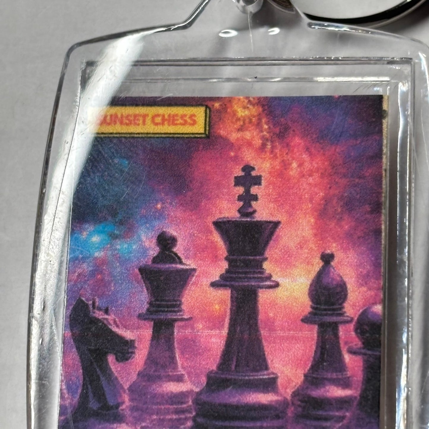 Galaxy - Chess  Photo Keychain