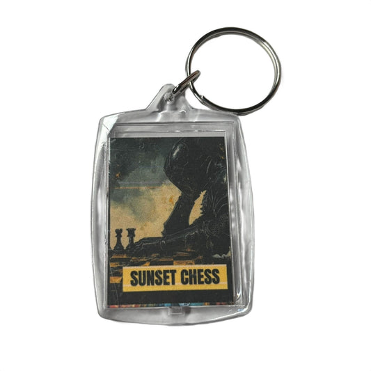 The Dark - Chess  Photo Keychain