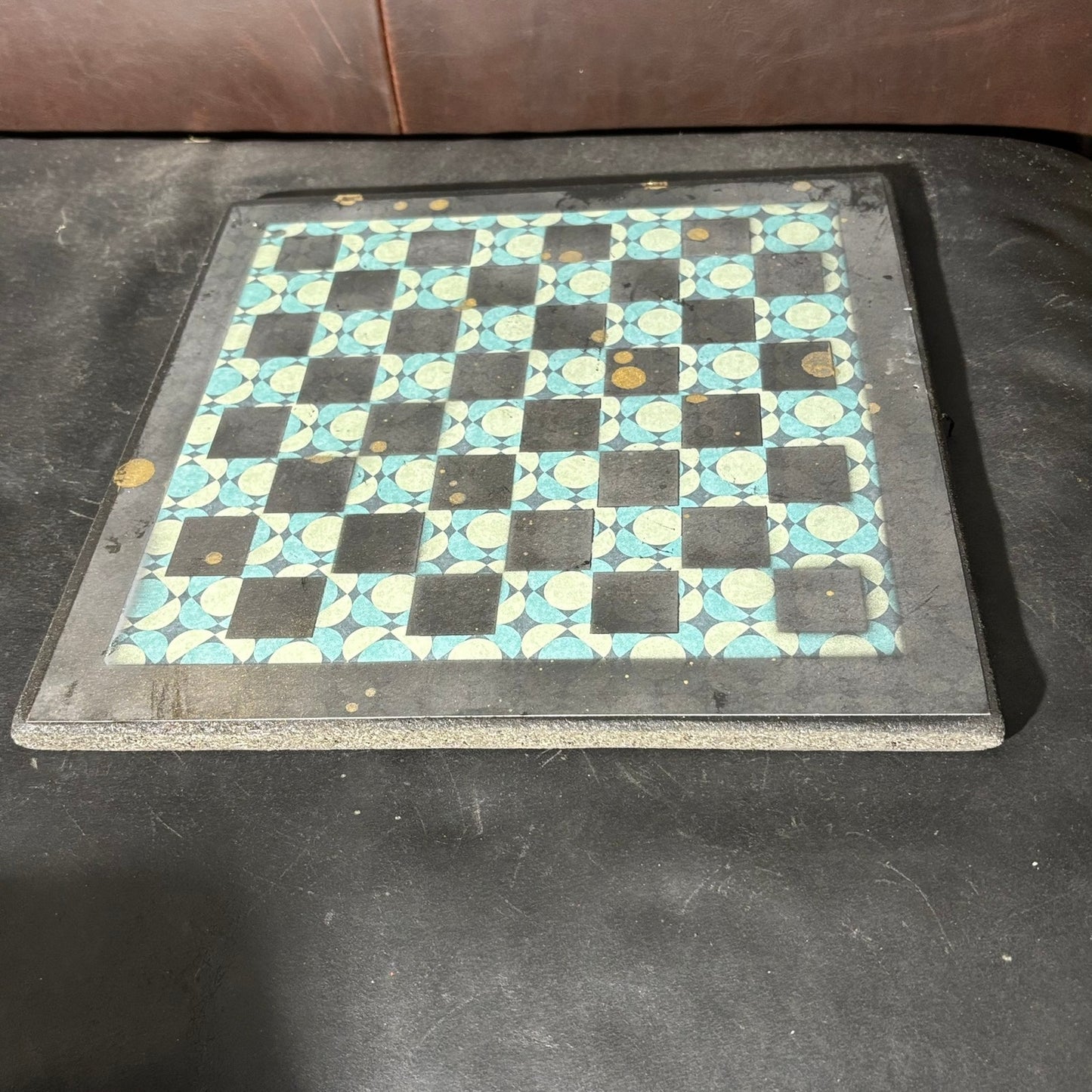 Simple Green - Scrapbook Chess Board