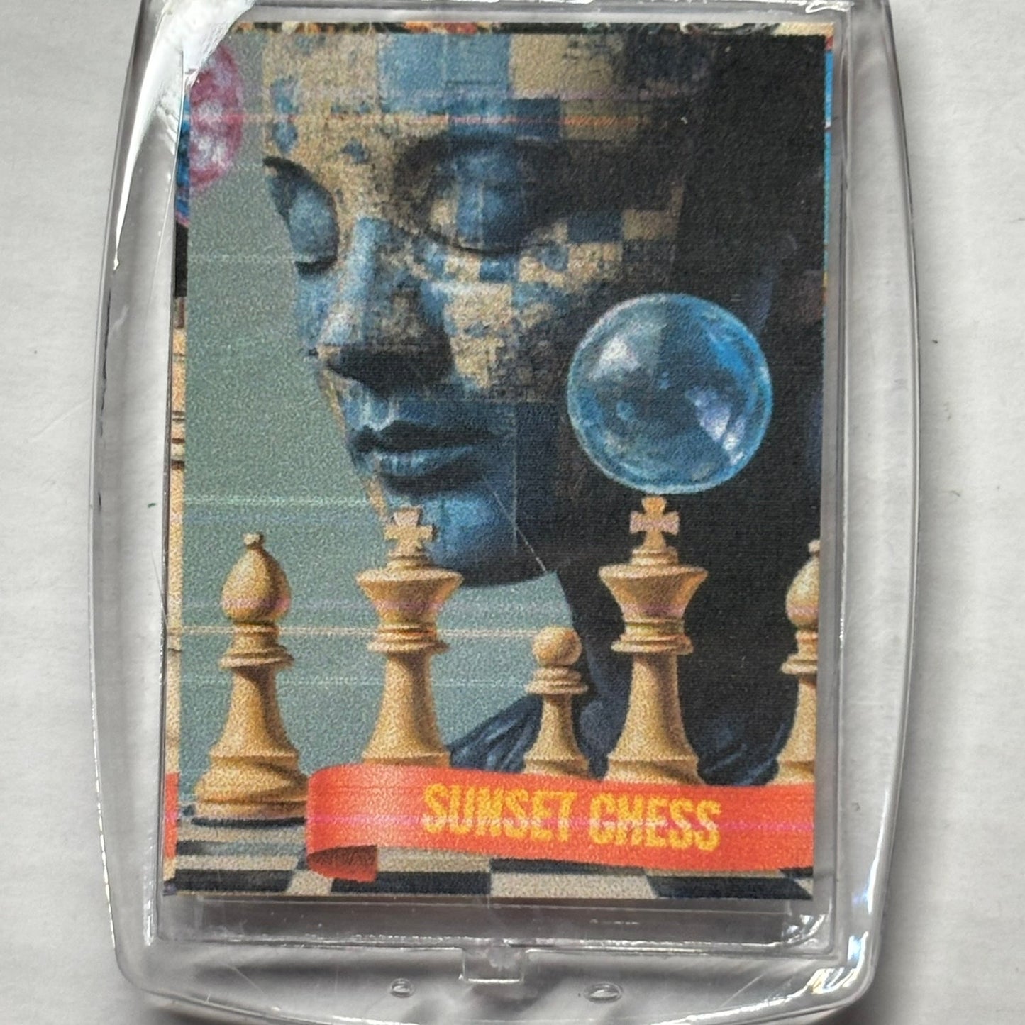 Spacey Mind - Chess  Photo Keychain