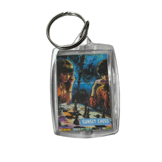 The 70's - Chess  Photo Keychain
