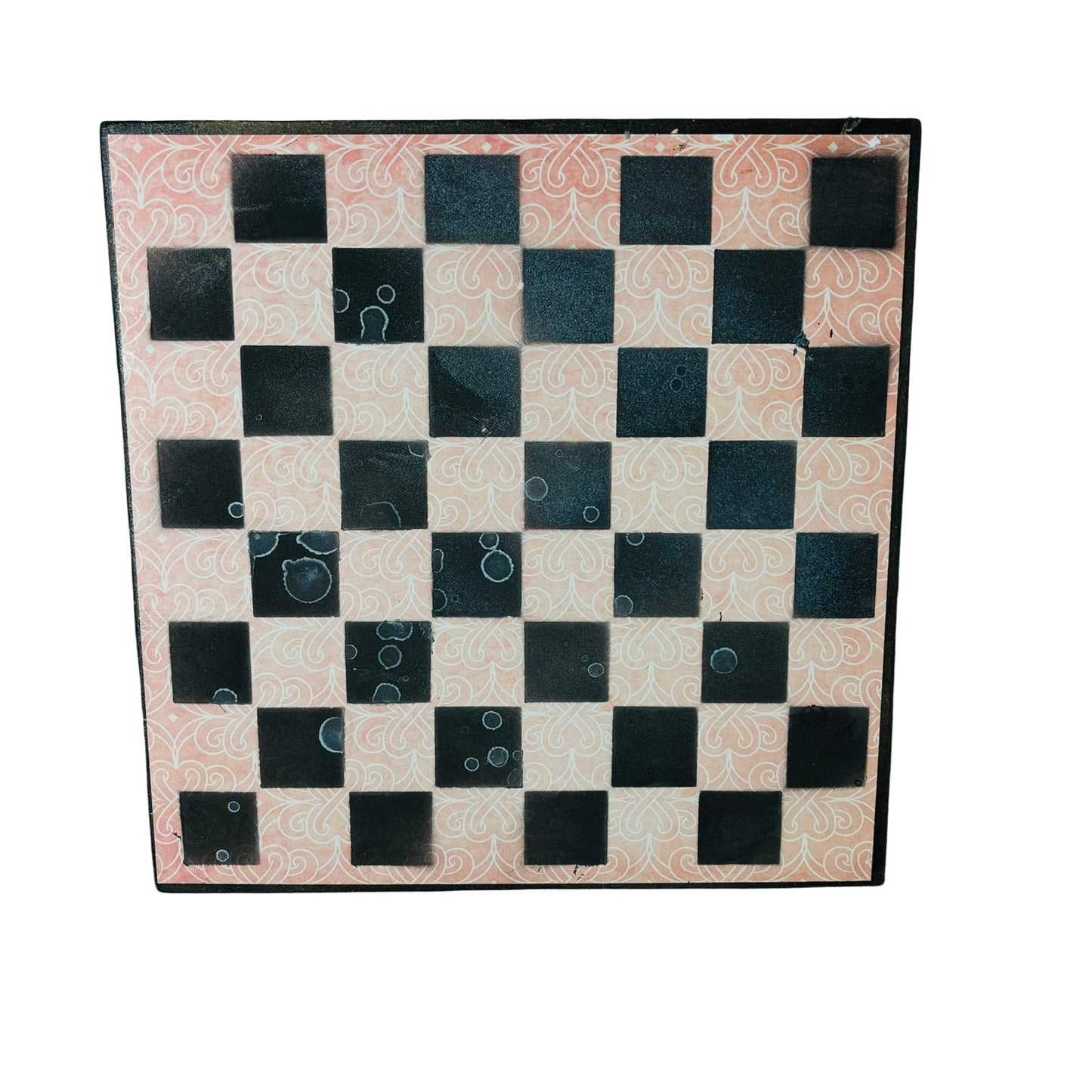Peach Cream - Scrapbook Chess Board