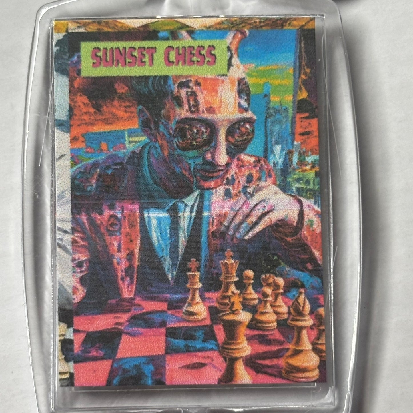 Acid Mix - Chess  Photo Keychain