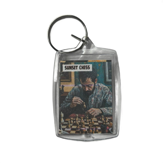 Simple Man - Chess  Photo Keychain