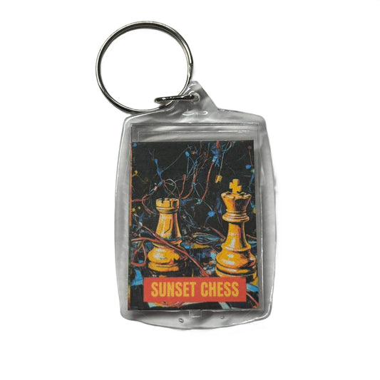 Electricians Game - Chess  Photo Keychain