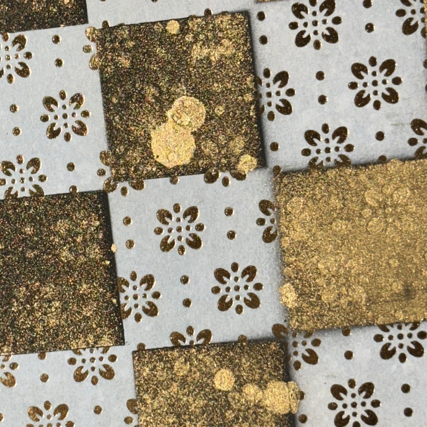 Gold & White - Scrapbook Chess Board