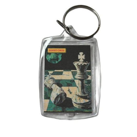 Lucky King - Chess  Photo Keychain
