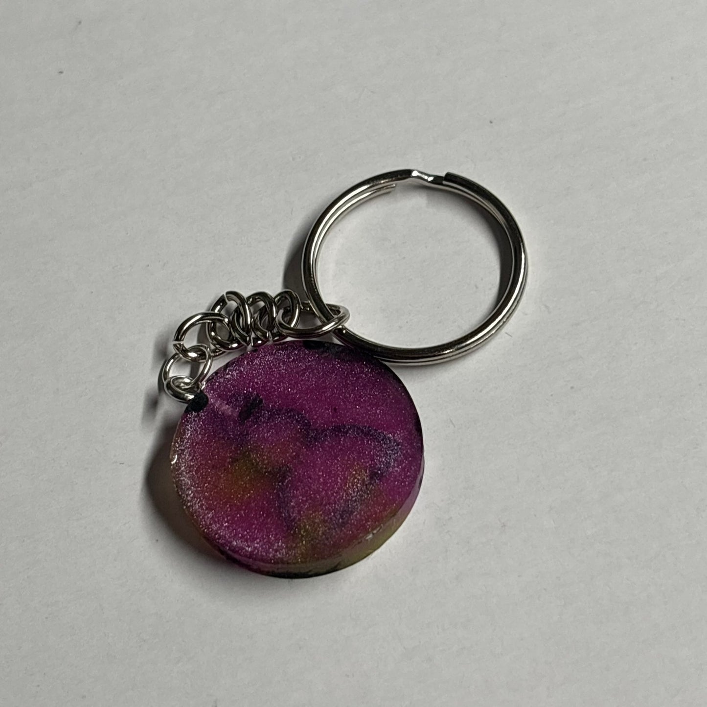 Smoosh Pink Pawn - Handmade Resin Keychain