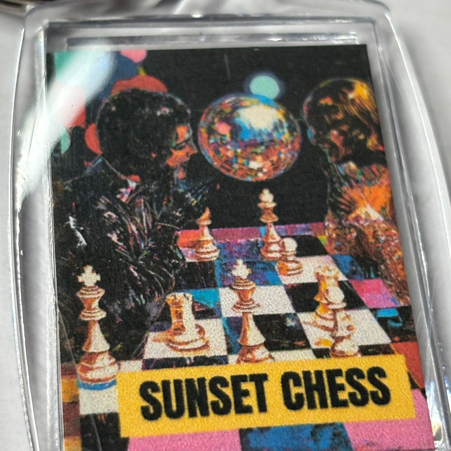 Ball Room - Chess  Photo Keychain