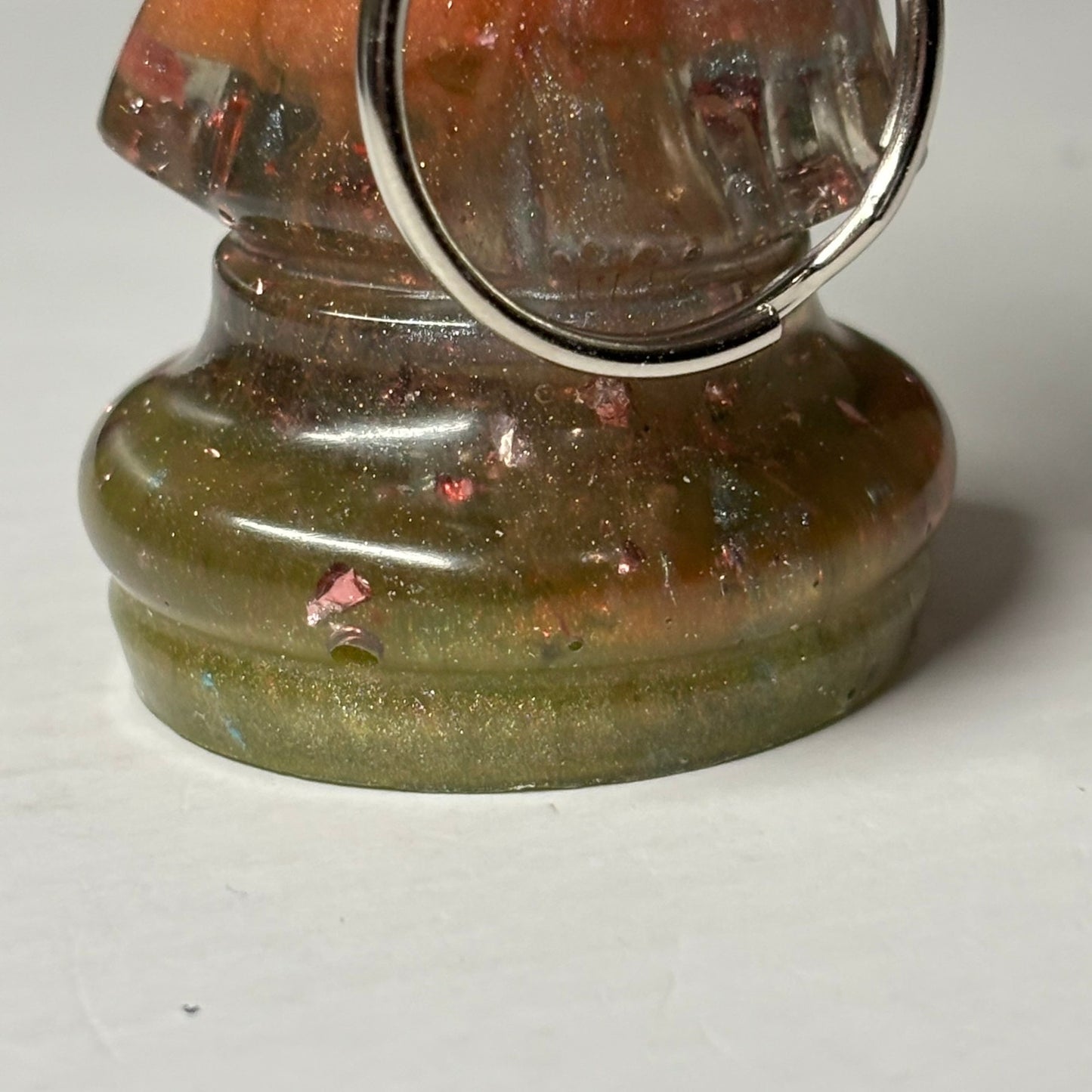 Knights Color Enmeshment - Handmade Resin Keychain - Large Edition