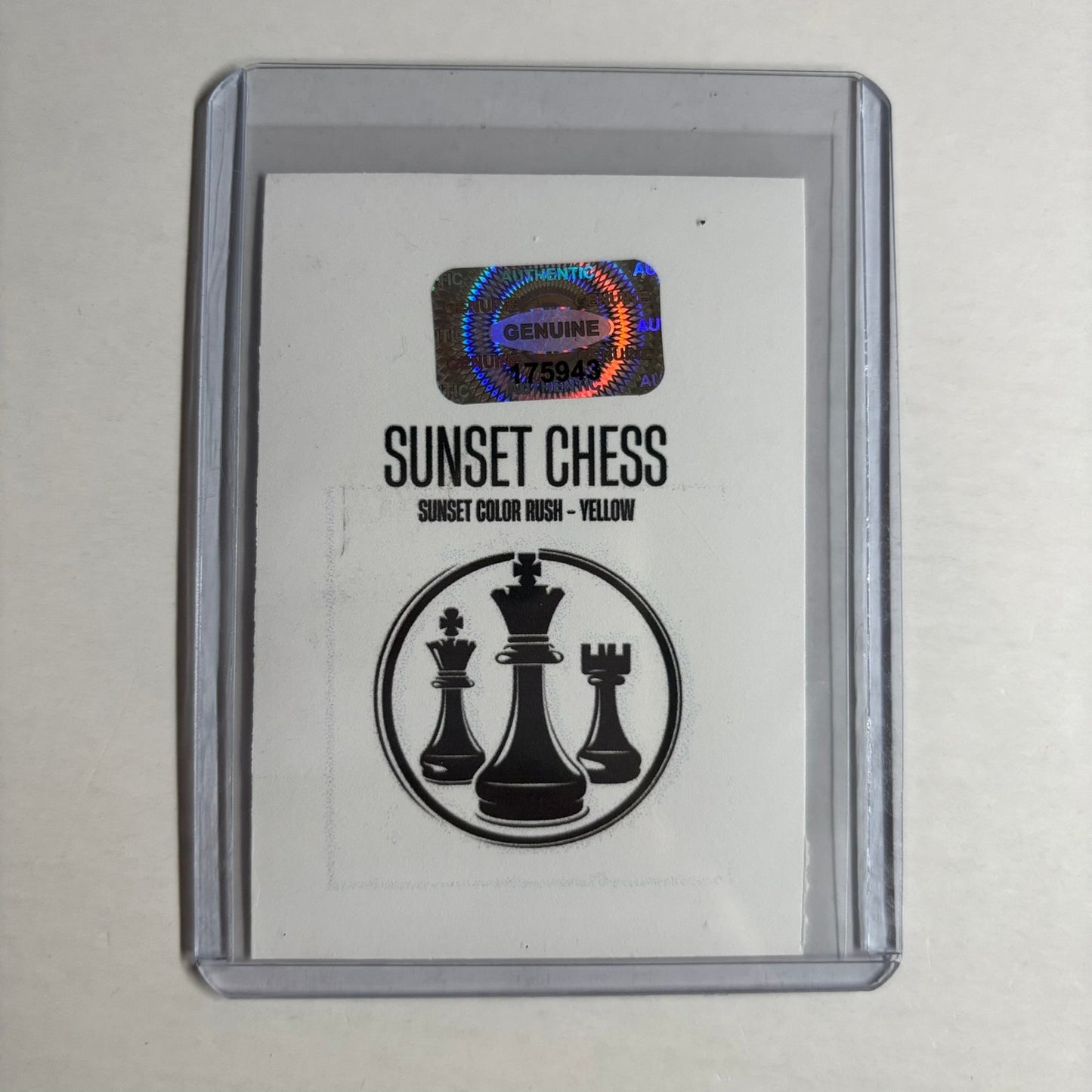 Yellow Collection - Trading Card