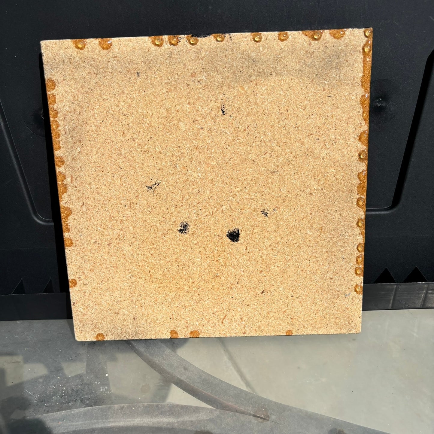 Old School Red - Resin Coated Chess Board