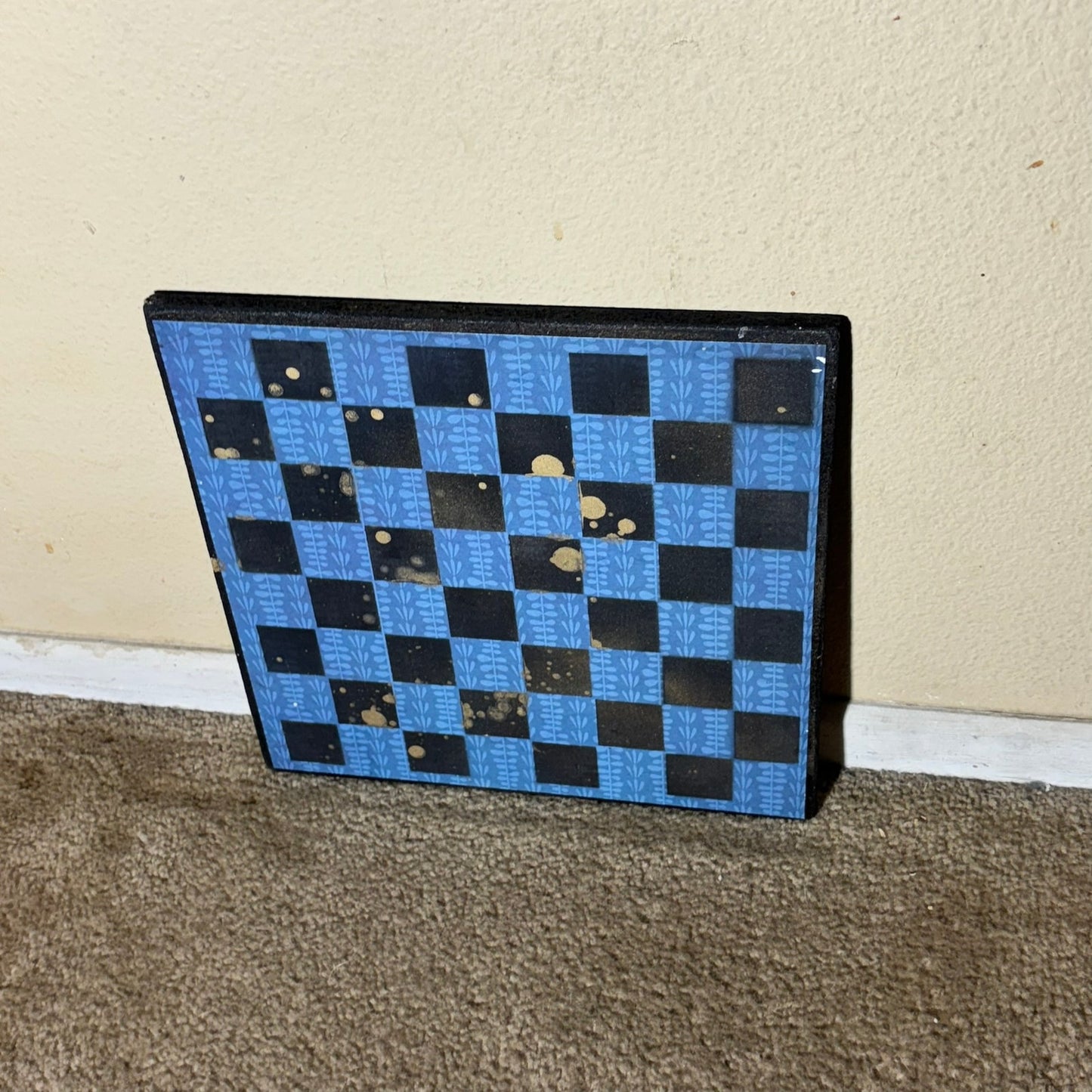 Blue Desire - Scrapbook Chess Board