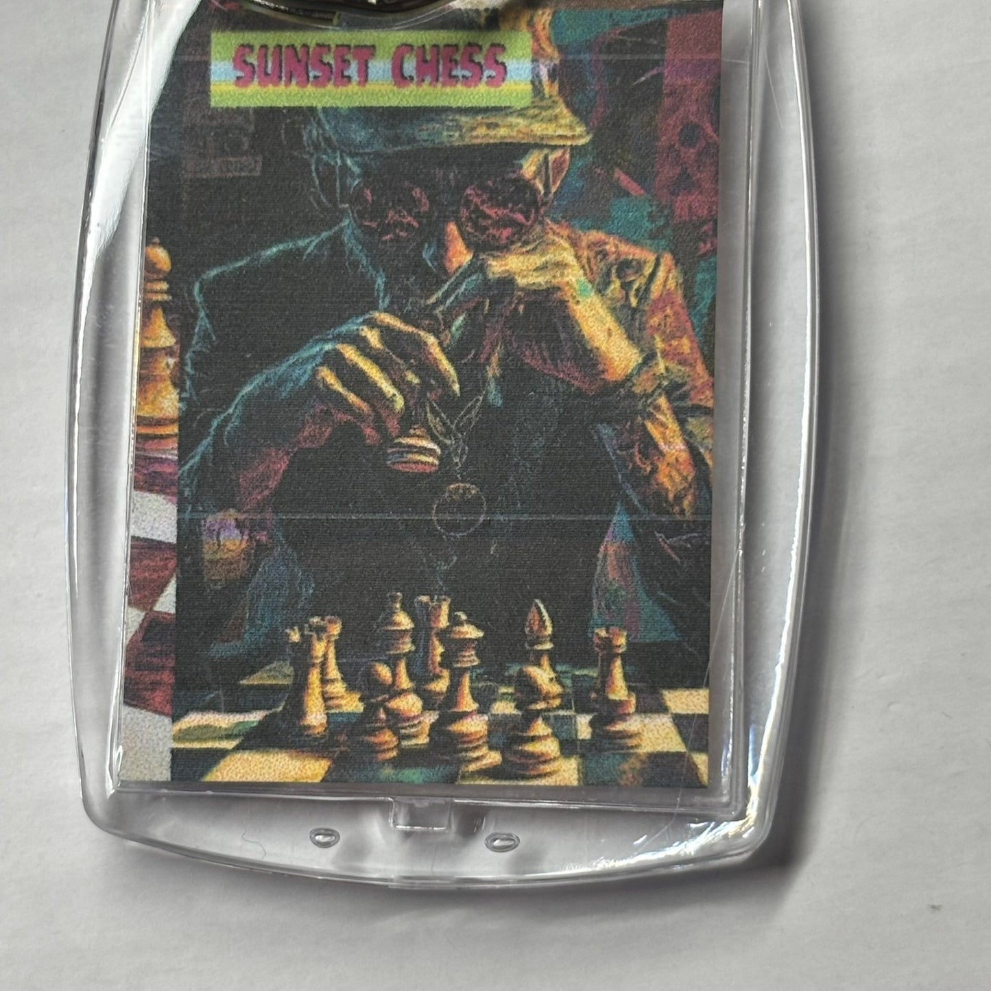 Detailed Man - Chess  Photo Keychain